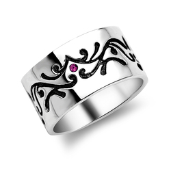 Silver Ring Gorgeous Style TXR-14